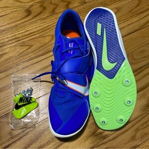 Nike Zoom Rival Jump  Spikes Blue Track & Field Shoes Men’s Sz New No Box